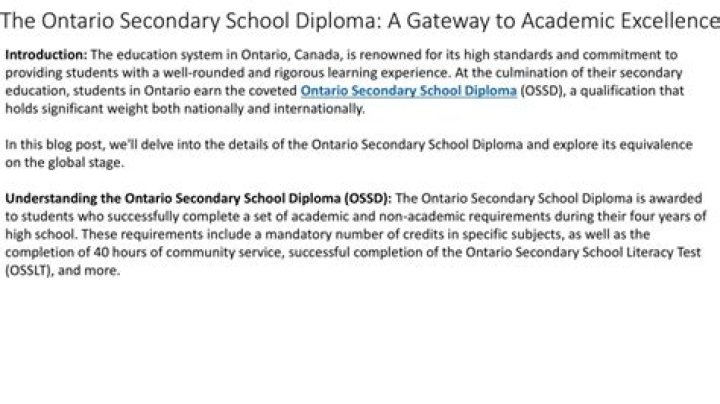 A Gateway To Academic Excellence