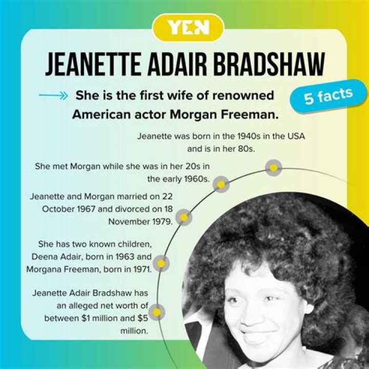 Jeanette Adair Bradshaw: Unknown Facts About The Ex-Wife of Morgan Freeman