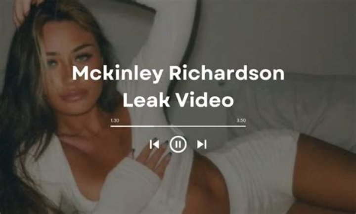 "McKinley Richardson Leaked Videos" And Its Rippling Effects