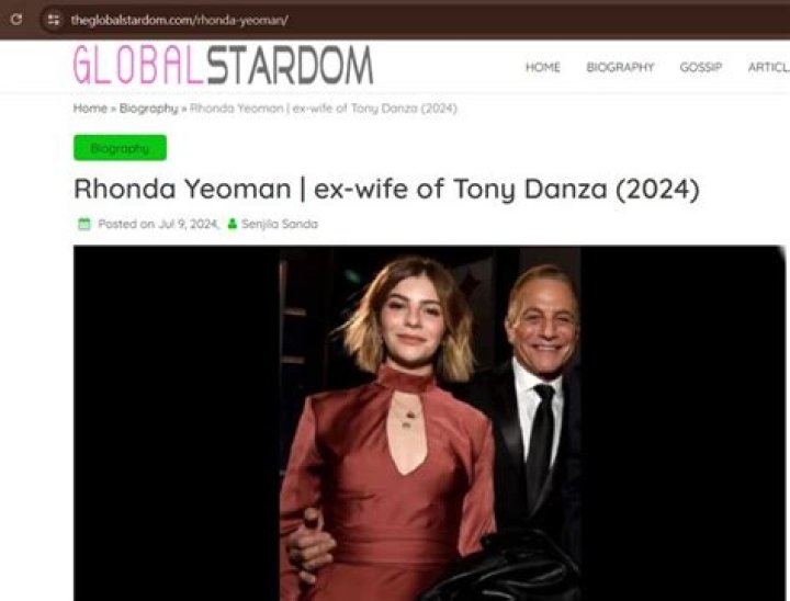 Rhonda Yeoman- Facts About Tony Danza's ex-wife