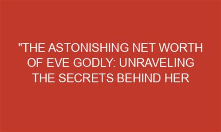 Unraveling The Secrets Behind Her Success