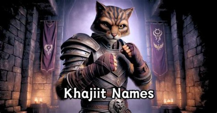 Unveil The Secrets Of Skyrim's Enigmatic Khajiit Names