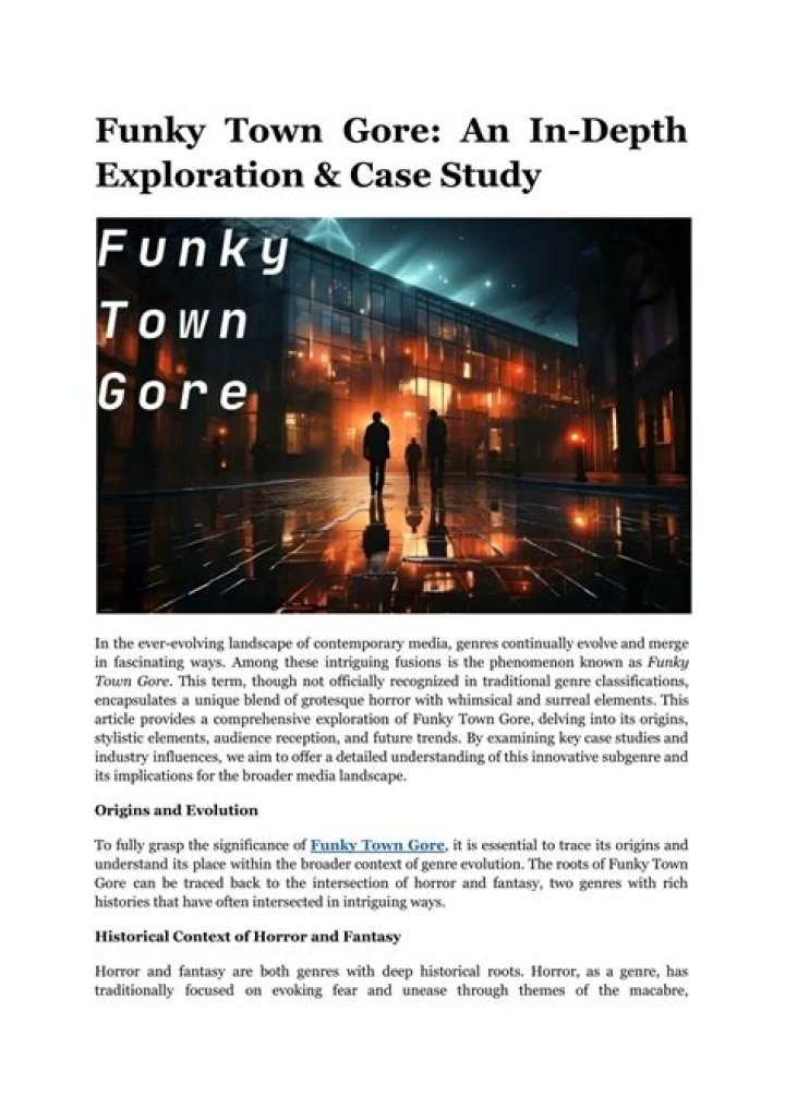 Unveiling The Gore-Drenched Depths Of Funky Town Gore Futbol