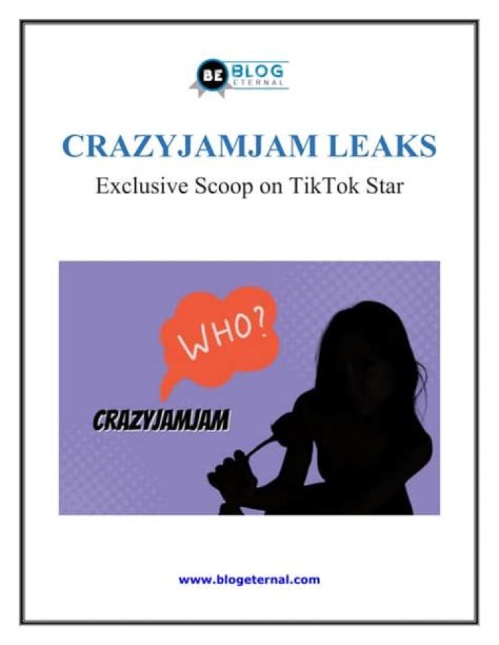 Unveiling The Secrets Of "Crazy Jam.Jam Leaks": Discoveries And Insights Await