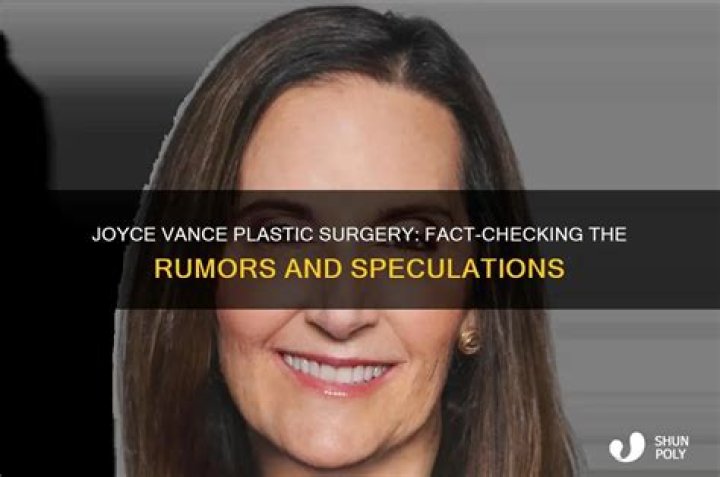 Unveiling The Secrets Of Joyce Vance Plastic Surgery: Discoveries And Insights